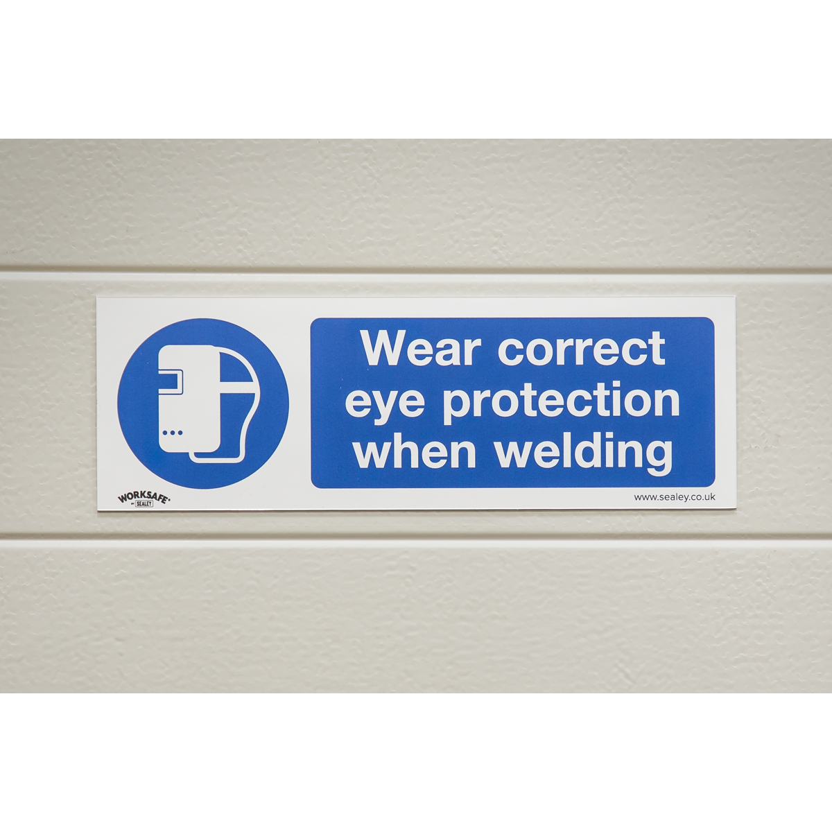 Wear Eye Protection When Welding Safety Sign - Rigid Plastic SS54P1