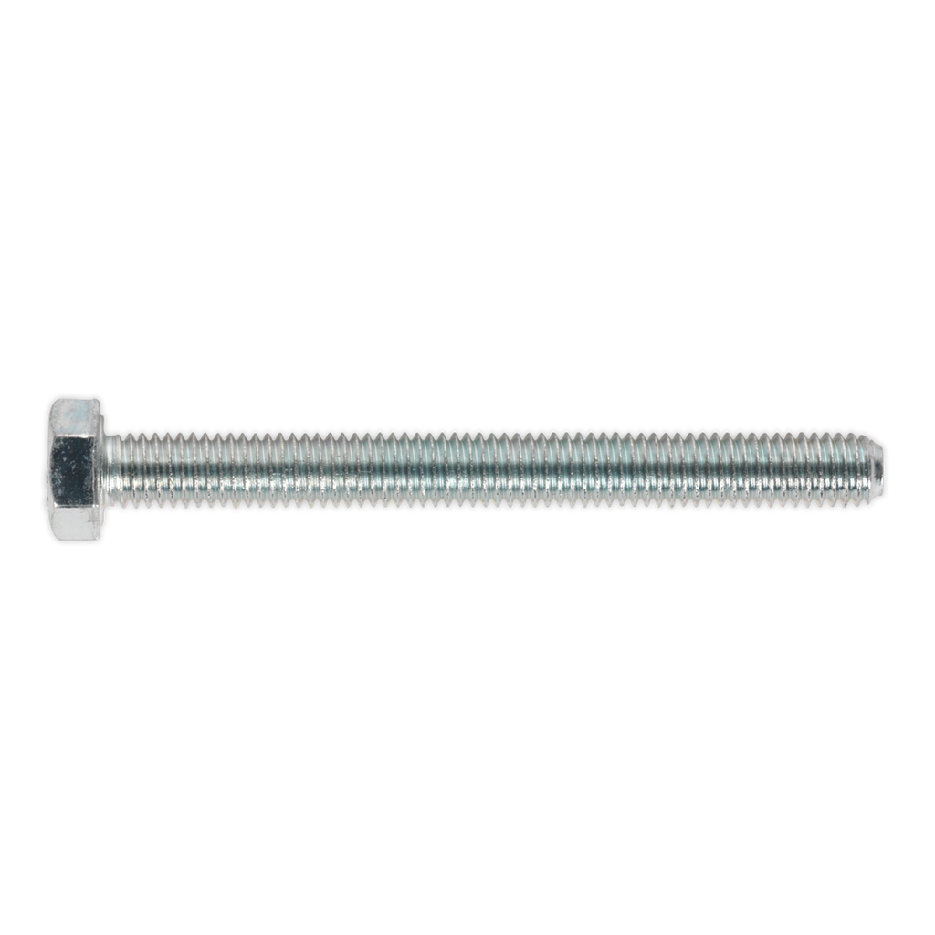 8.8 Zinc Plated HT Setscrew M5 x 50mm, DIN 933 - Pack of 50 SS550