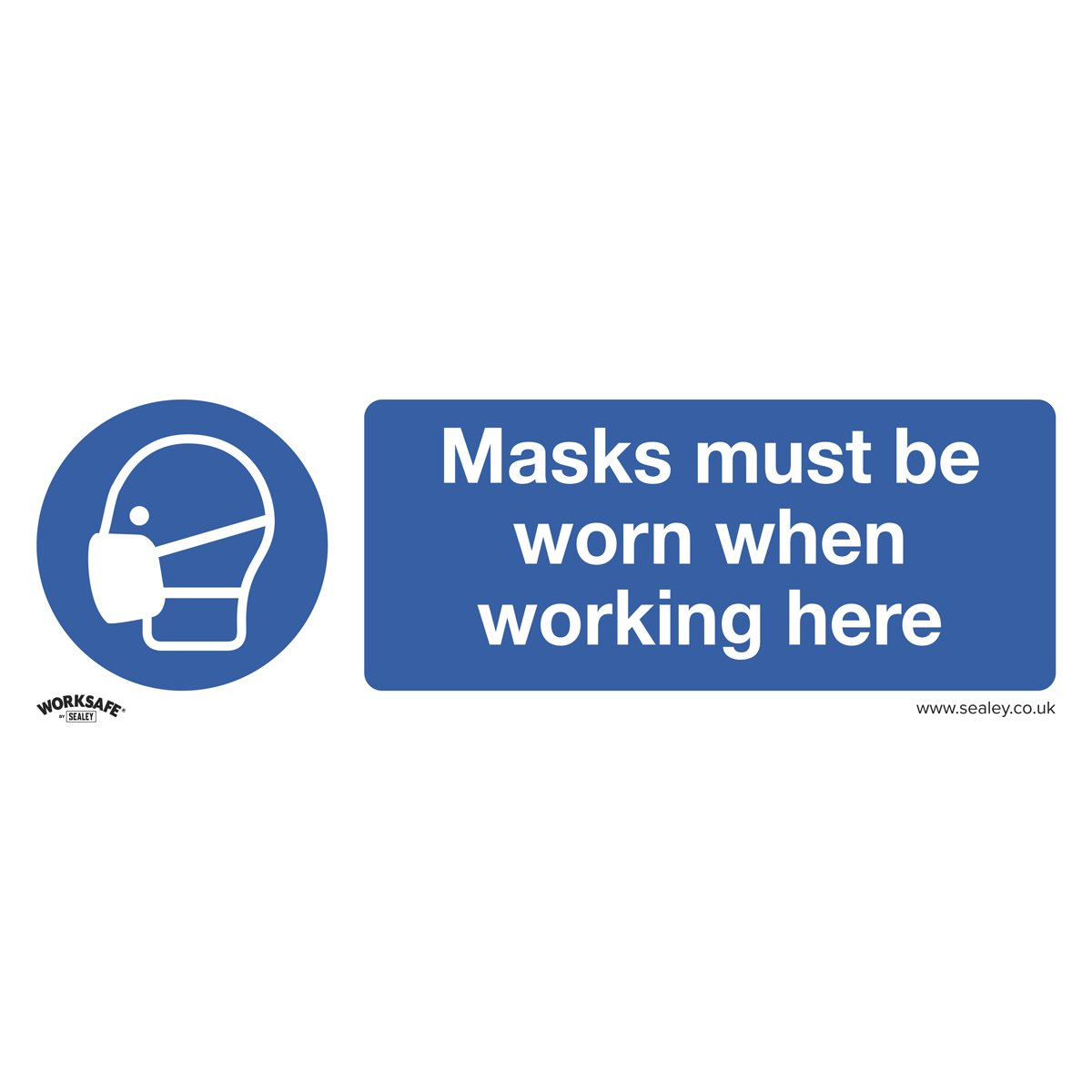 Masks Must Be Worn Safety Sign - Rigid Plastic SS57P1