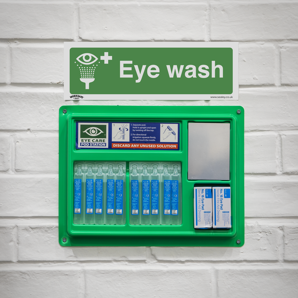 Eye Wash Safety Sign - Rigid Plastic SS58P1