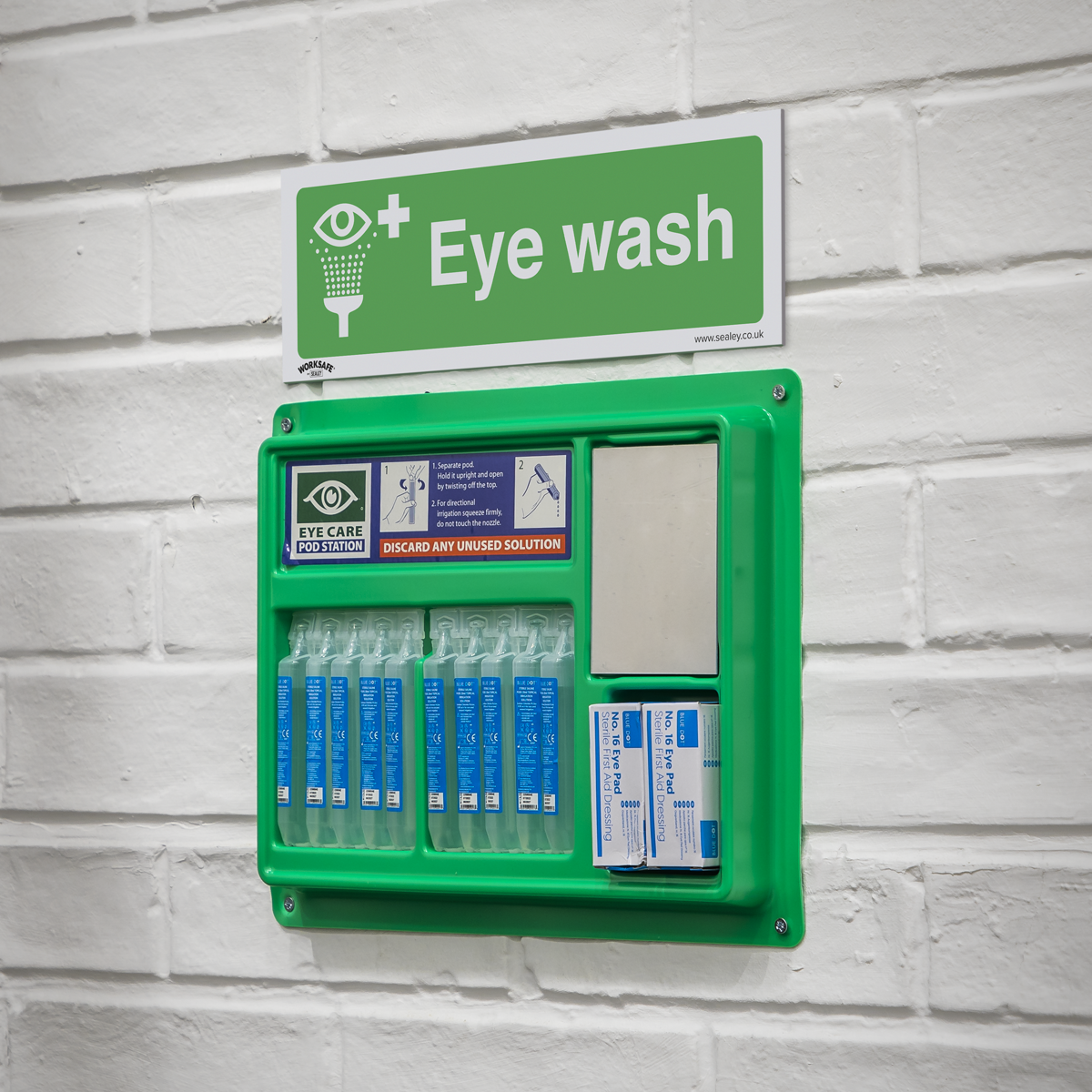 Eye Wash Safety Sign - Rigid Plastic SS58P1
