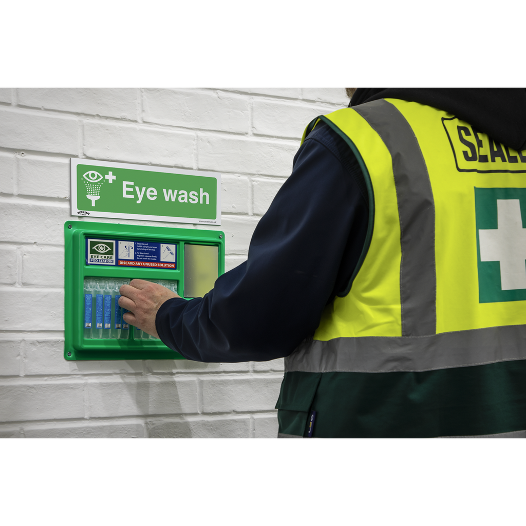 Eye Wash Safety Sign - Rigid Plastic SS58P1