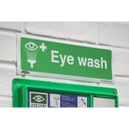 Eye Wash Safety Sign - Self-Adhesive Vinyl SS58V1