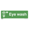 Eye Wash Safety Sign - Self-Adhesive Vinyl SS58V1