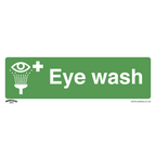 Eye Wash Safety Sign - Self-Adhesive Vinyl SS58V1