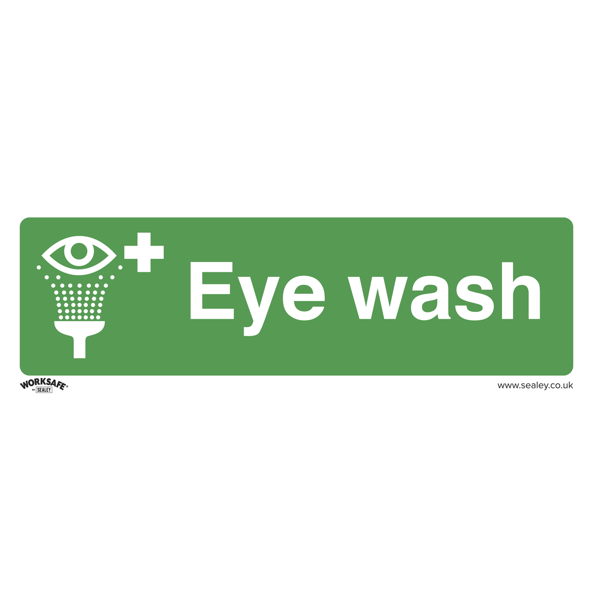 Eye Wash Safety Sign - Self-Adhesive Vinyl SS58V1