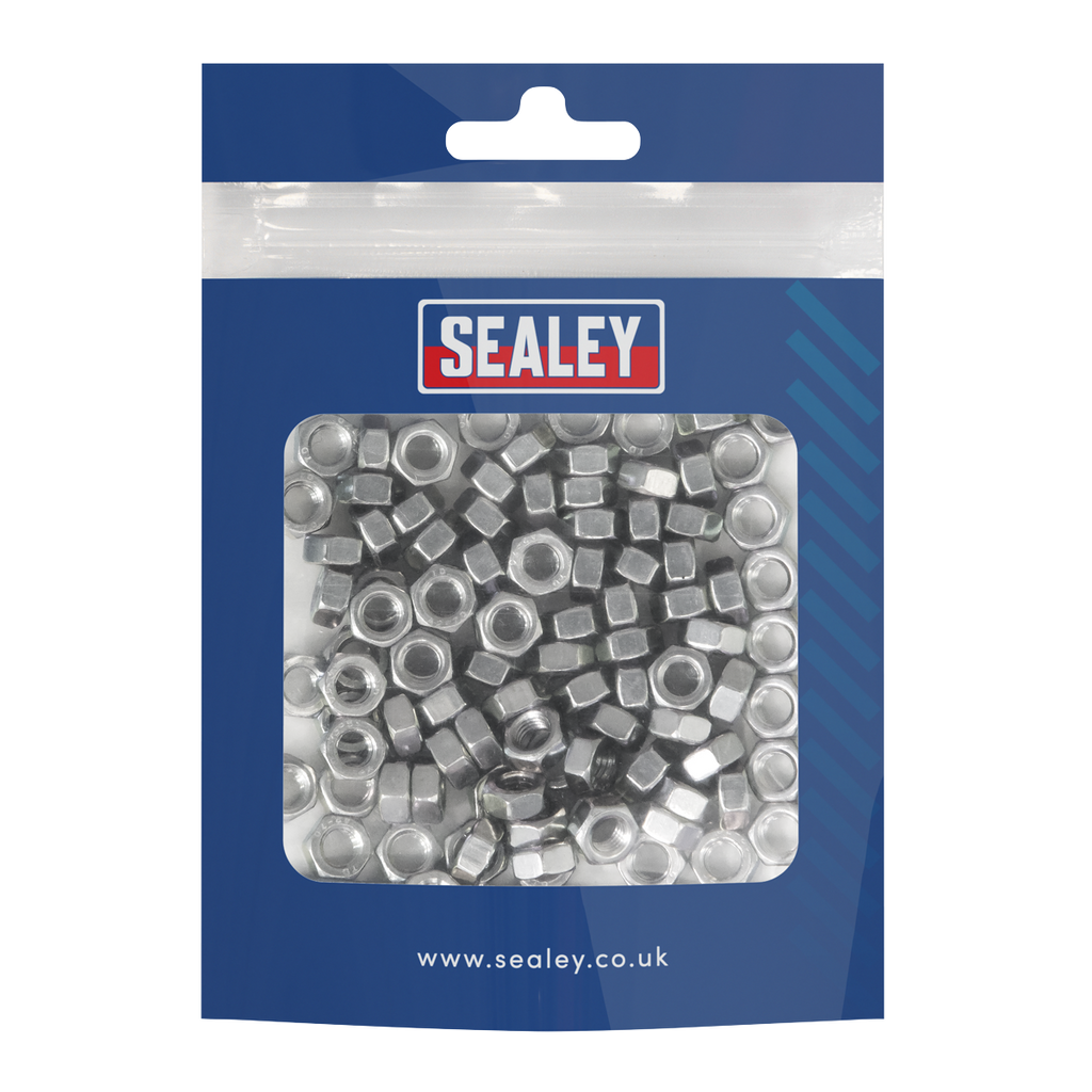 Stainless Steel Nut M5 A2, DIN 934 - Pack of 100 SS5