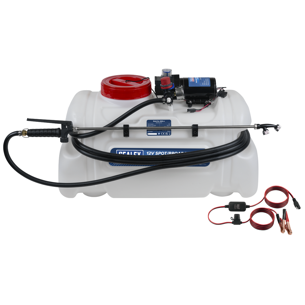 12V Spot/Broadcast Sprayer Chemical Resistant Tank & Remote Switch 50L SS60