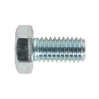 8.8 Zinc Plated HT Setscrew M6 x 12mm, DIN 933 - Pack of 50 SS612