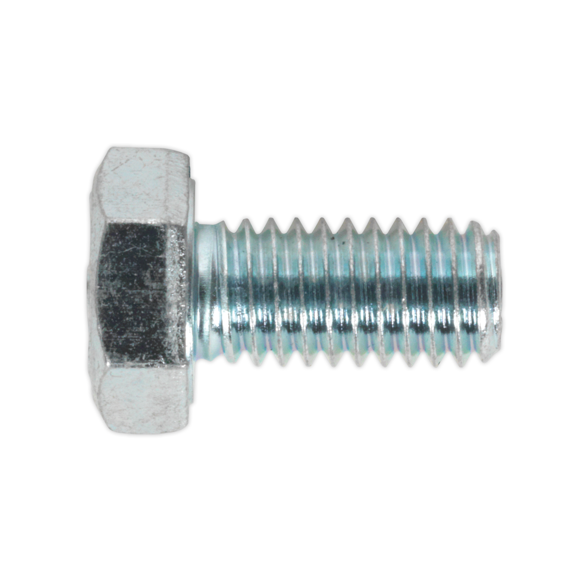 8.8 Zinc Plated HT Setscrew M6 x 12mm, DIN 933 - Pack of 50 SS612