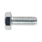 8.8 Zinc Plated HT Setscrew M6 x 16mm, DIN 933 - Pack of 50 SS616