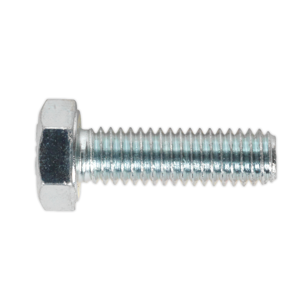 8.8 Zinc Plated HT Setscrew M6 x 20mm, DIN 933 - Pack of 50 SS620