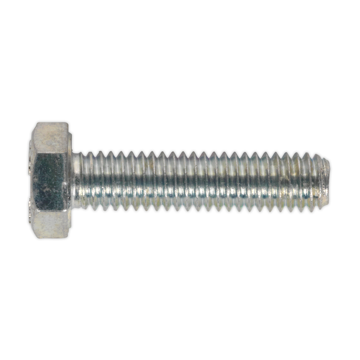 8.8 Zinc Plated HT Setscrew M6 x 25mm, DIN 933 - Pack of 50 SS625