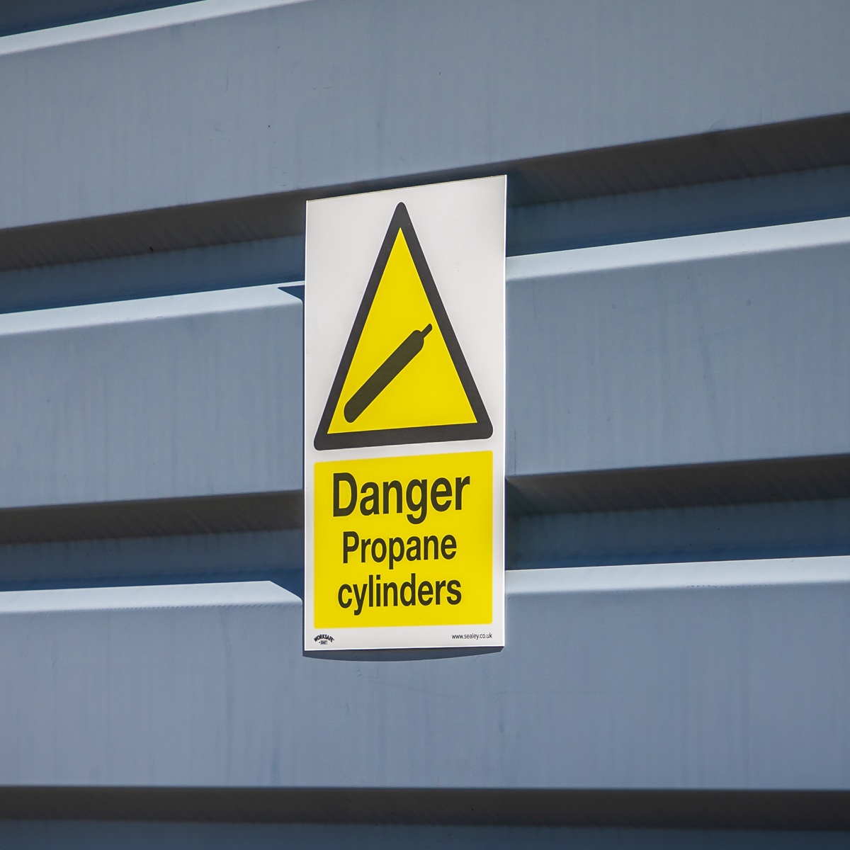 Danger Propane Cylinders Safety Sign - Rigid Plastic SS62P1