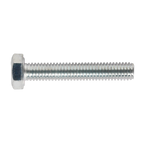 8.8 Zinc Plated HT Setscrew M6 x 35mm, DIN 933 - Pack of 50 SS635