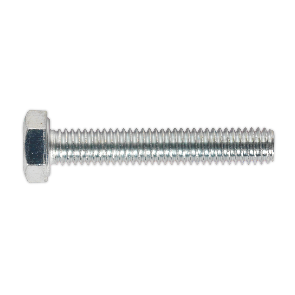 8.8 Zinc Plated HT Setscrew M6 x 35mm, DIN 933 - Pack of 50 SS635