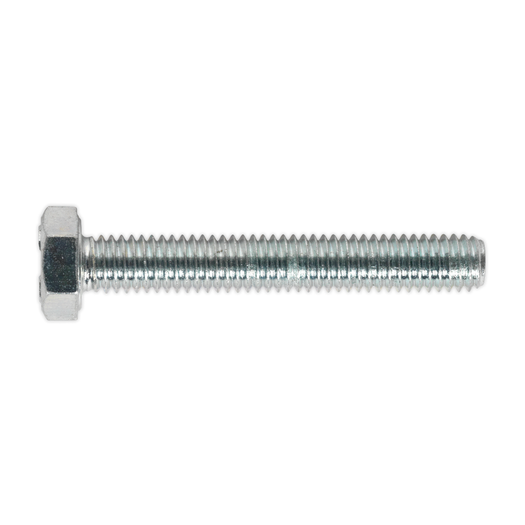 8.8 Zinc Plated HT Setscrew M6 x 40mm, DIN 933 - Pack of 50 SS640