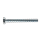 8.8 Zinc Plated HT Setscrew M6 x 50mm, DIN 933 - Pack of 50 SS650