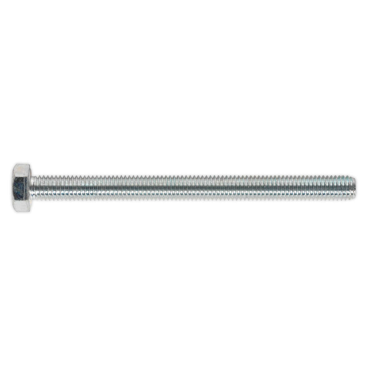 8.8 Zinc Plated HT Setscrew M8 x 100mm, DIN 933 - Pack of 25 SS8100