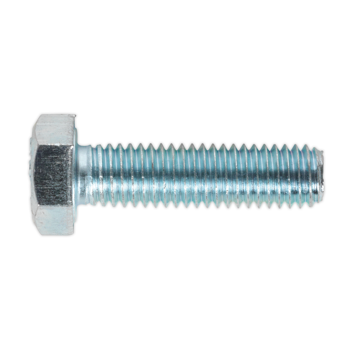 8.8 Zinc Plated HT Setscrew M8 x 30mm, DIN 933 - Pack of 50 SS830