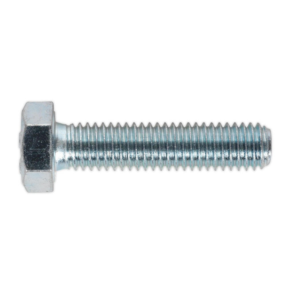 8.8 Zinc Plated HT Setscrew M8 x 35mm, DIN 933 - Pack of 50 SS835