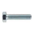 8.8 Zinc Plated HT Setscrew M8 x 35mm, DIN 933 - Pack of 50 SS835
