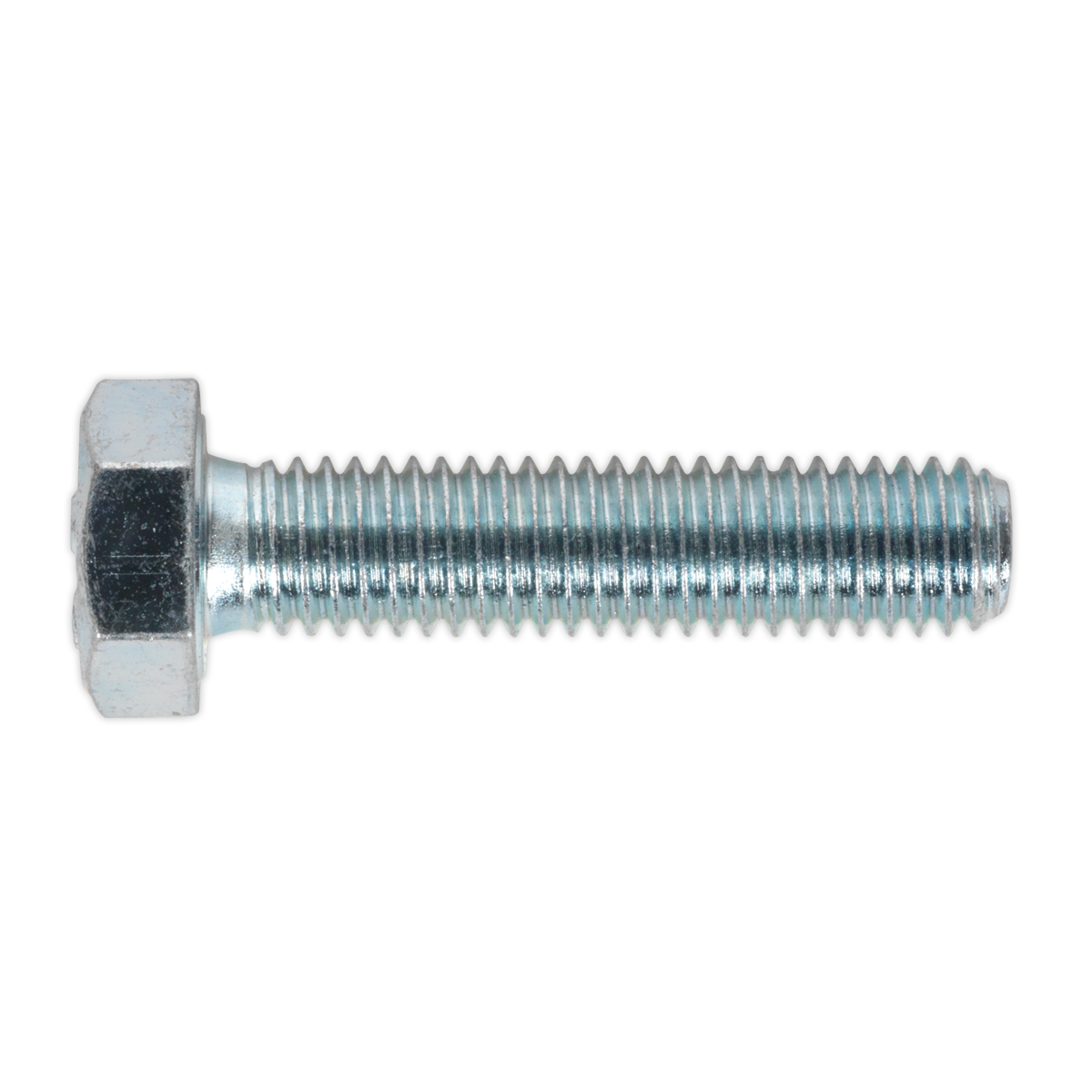 8.8 Zinc Plated HT Setscrew M8 x 35mm, DIN 933 - Pack of 50 SS835
