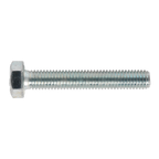 8.8 Zinc Plated HT Setscrew M8 x 50mm, DIN 933 - Pack of 50 SS850