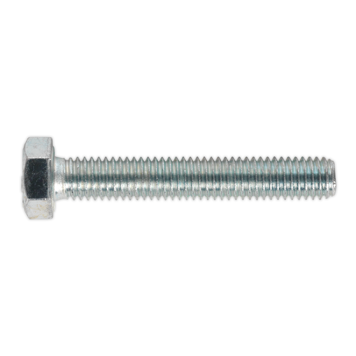 8.8 Zinc Plated HT Setscrew M8 x 50mm, DIN 933 - Pack of 50 SS850