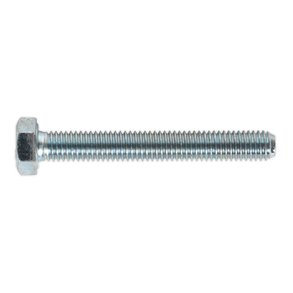 8.8 Zinc Plated HT Setscrew M8 x 60mm, DIN 933 - Pack of 50 SS860