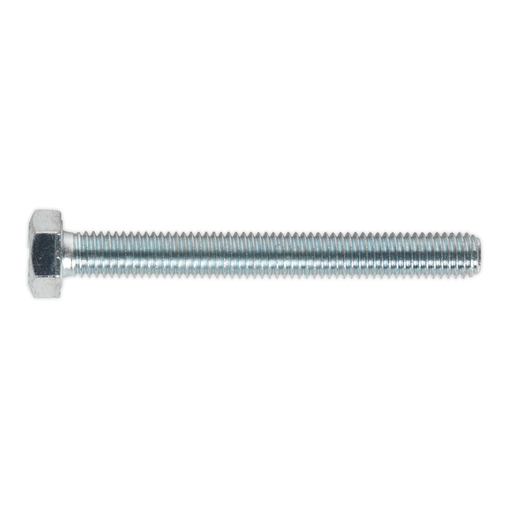 8.8 Zinc Plated HT Setscrew M8 x 70mm, DIN 933 - Pack of 25 SS870