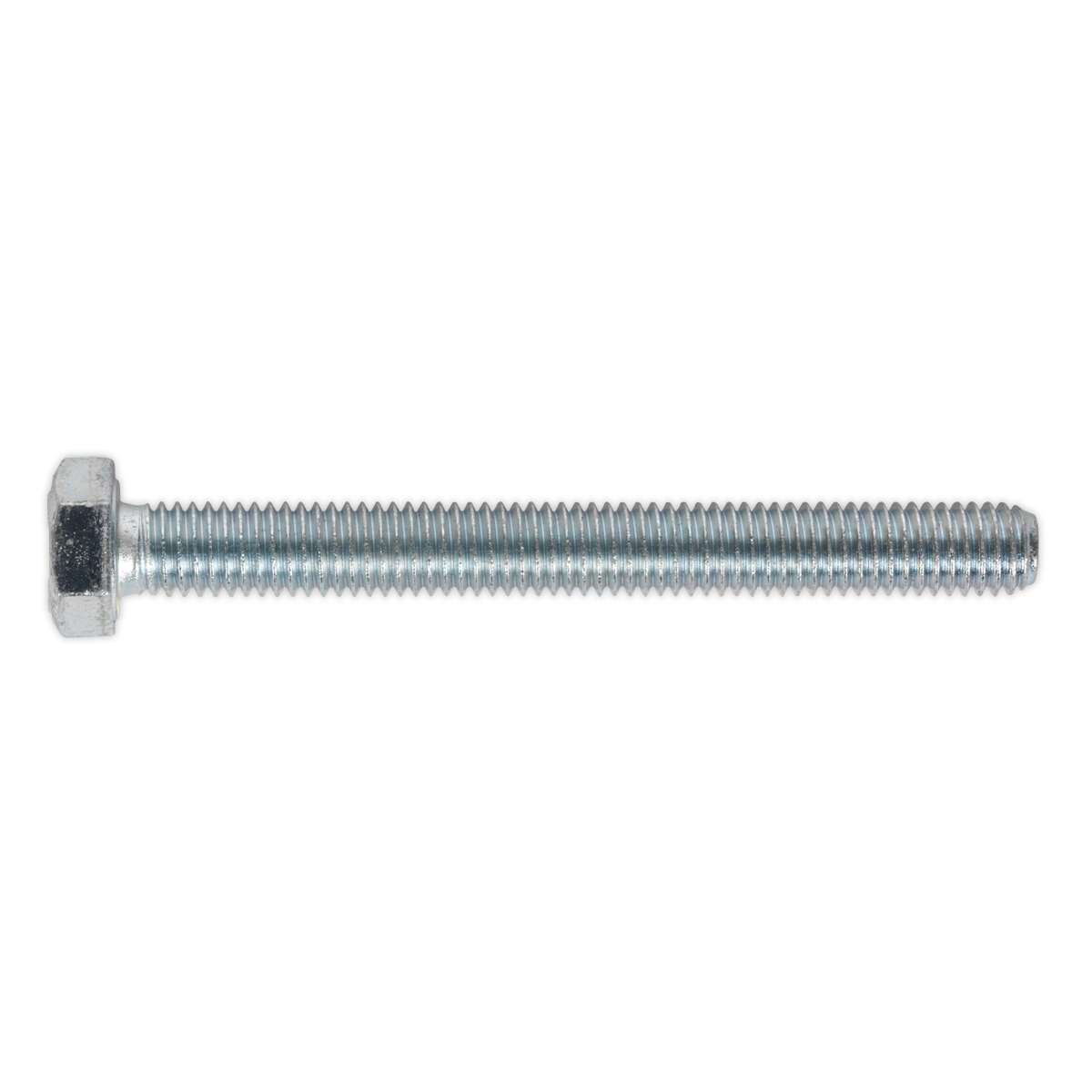 8.8 Zinc Plated HT Setscrew M8 x 75mm, DIN 933 - Pack of 25 SS875