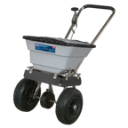 Walk Behind Stainless Steel Broadcast Salt Spreader 37kg Capacity SSB37W