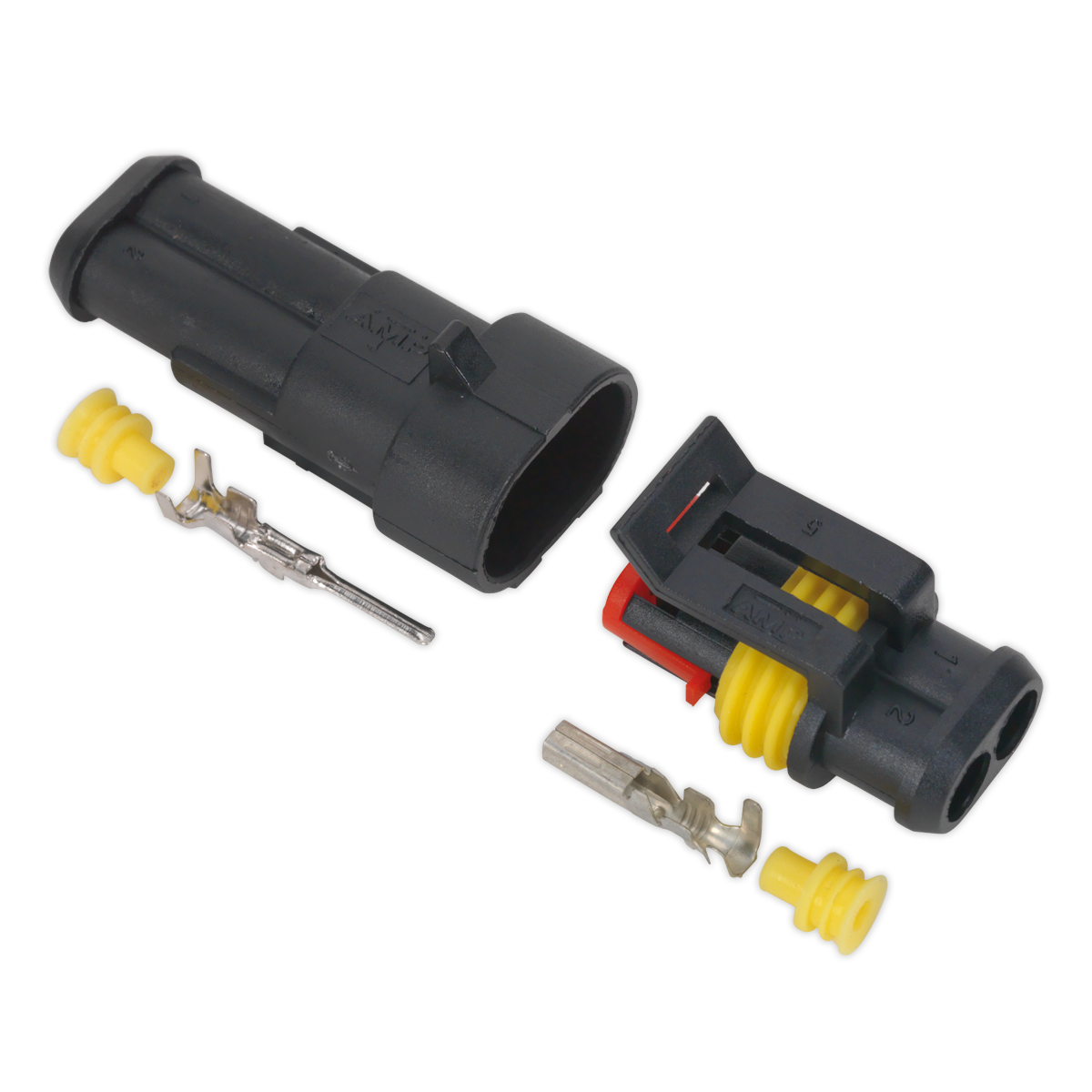 2-Way Superseal Male & Female Connector - 1 pair SSC2MF