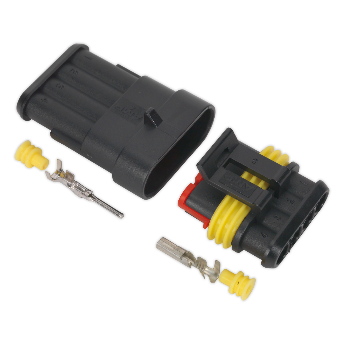 4-Way Superseal Male & Female Connector SSC4MF