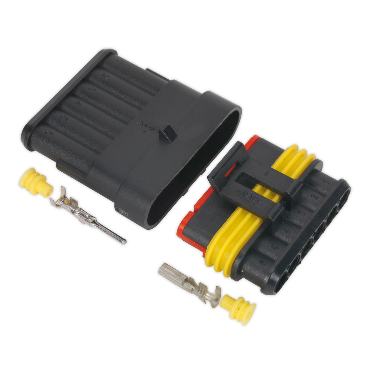 6-Way Superseal Male & Female Connector SSC6MF