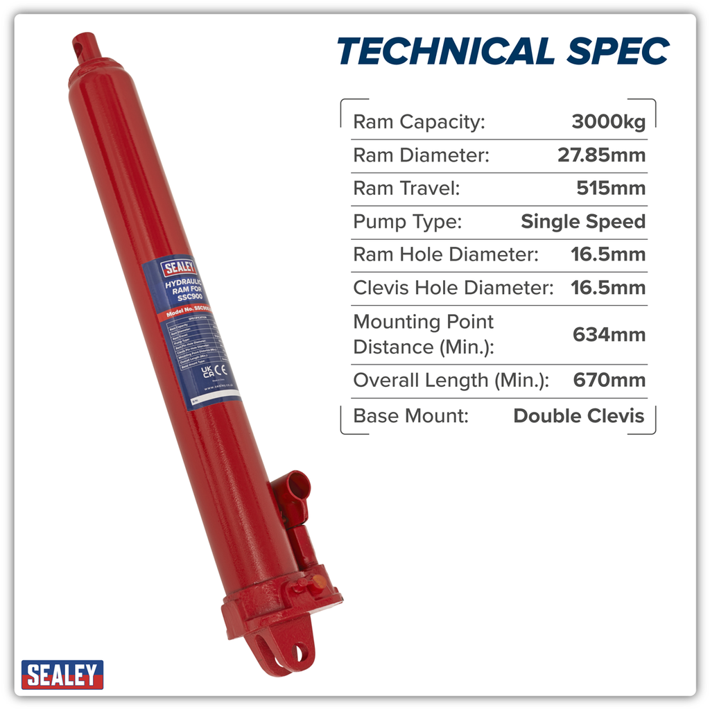 Hydraulic Ram for SSC900 SSC900.08