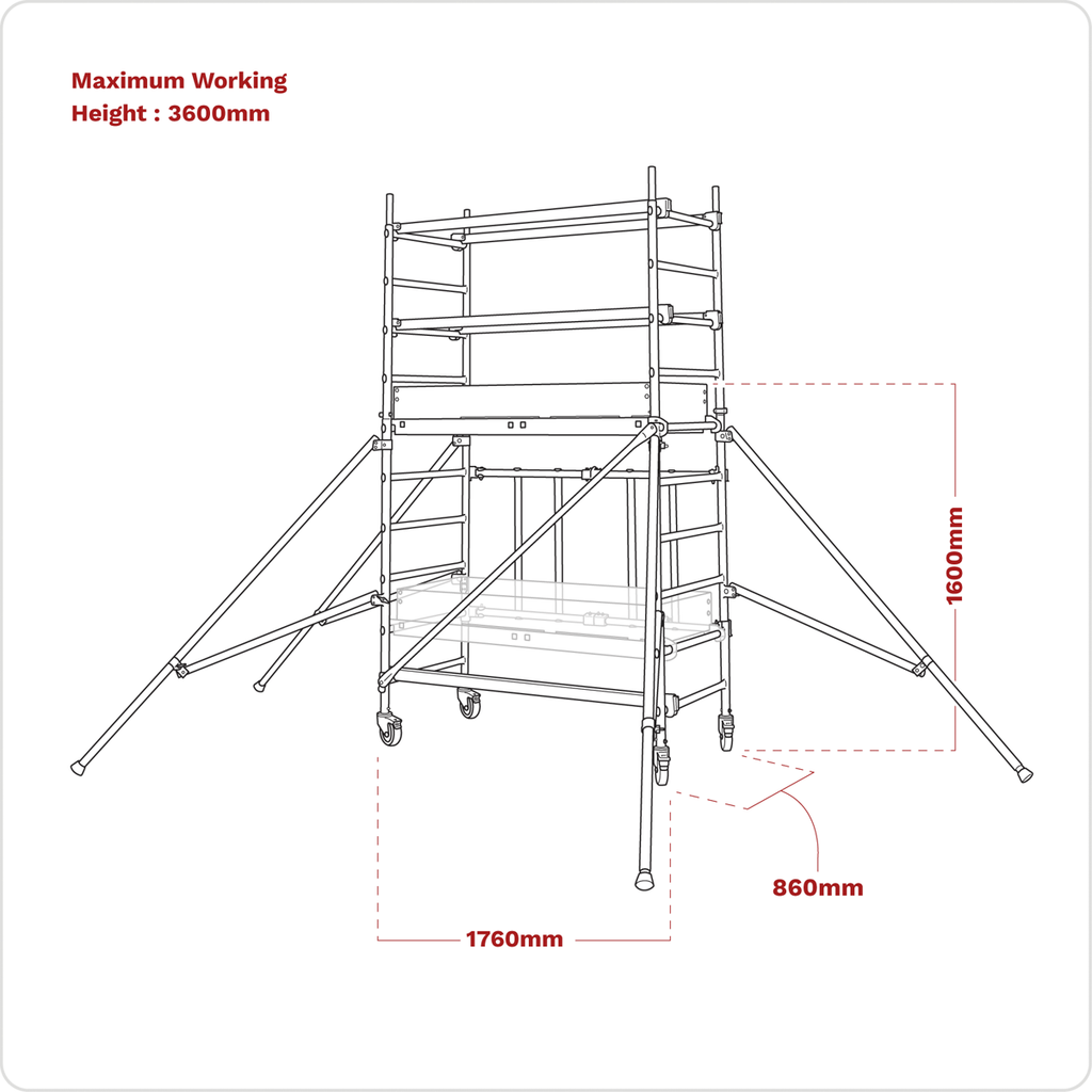 Platform Scaffold Tower Combo EN 1004 -1 SSCL1