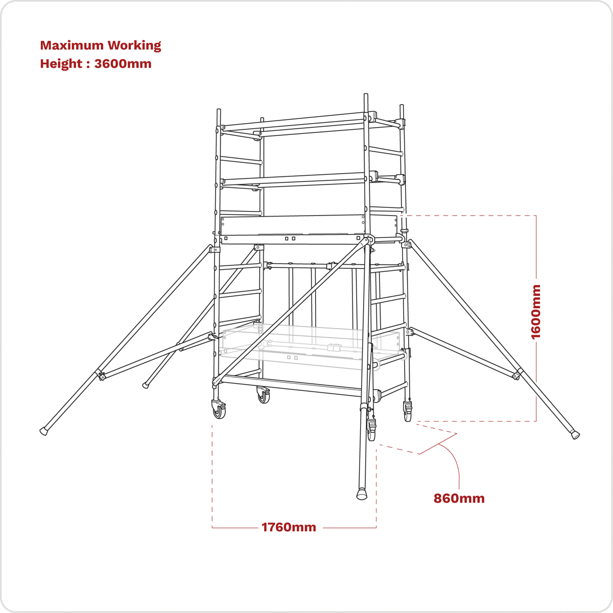 Platform Scaffold Tower Combo EN 1004 -1 SSCL1