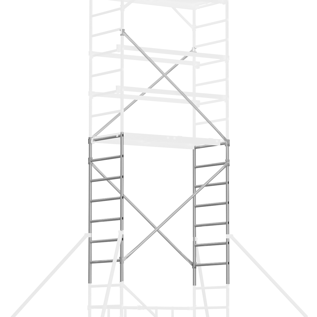Platform Scaffold Tower Extension Pack 4 EN 1004-1 SSCL4