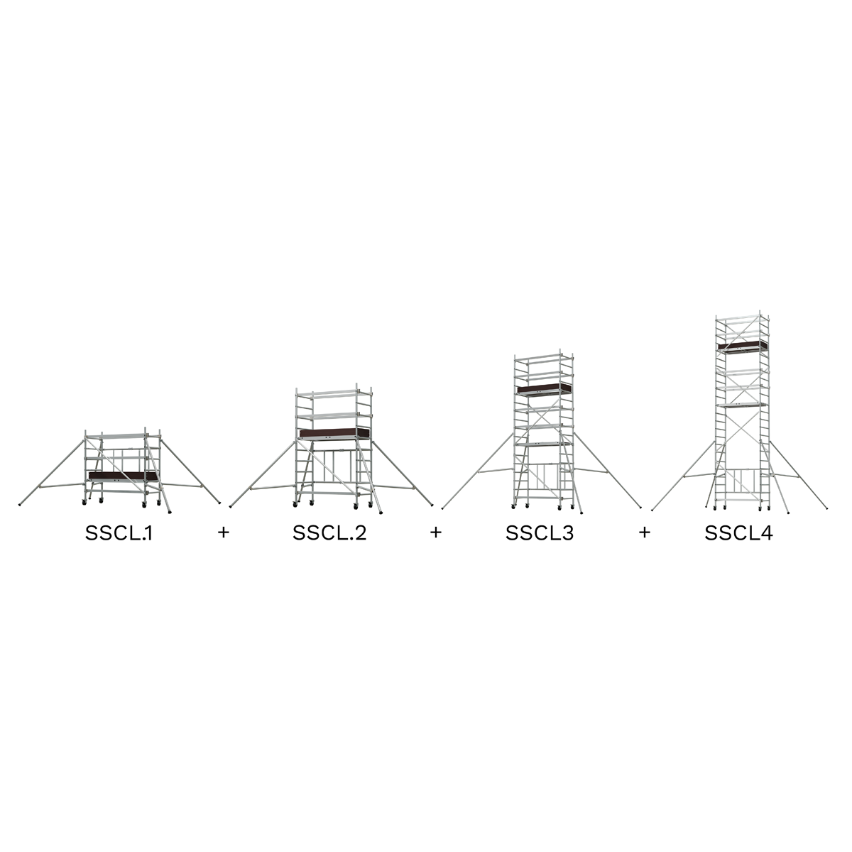 Platform Scaffold Tower Extension Pack 2 EN 1004-1 SSCL.2