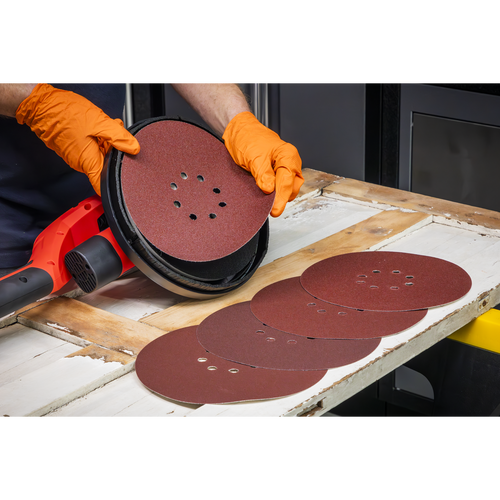 225mm Hook-and-Loop Sanding Disc Set 5pc SSD05