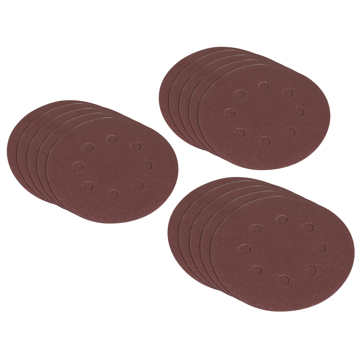 Hook-and-Loop Sanding Disc Set 125mm 10pc SSDS02