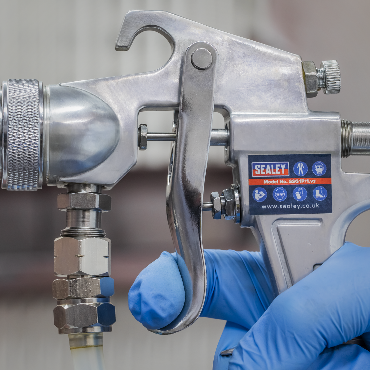 Pressure Pot System with Spray Gun & Hoses 1.8mm Set-Up SSG1P