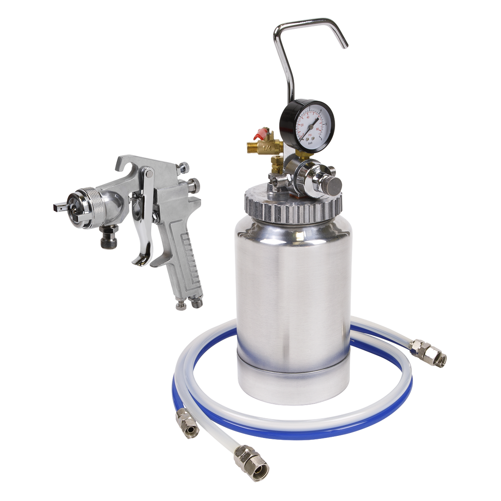 Pressure Pot System with Spray Gun & Hoses 1.8mm Set-Up SSG1P