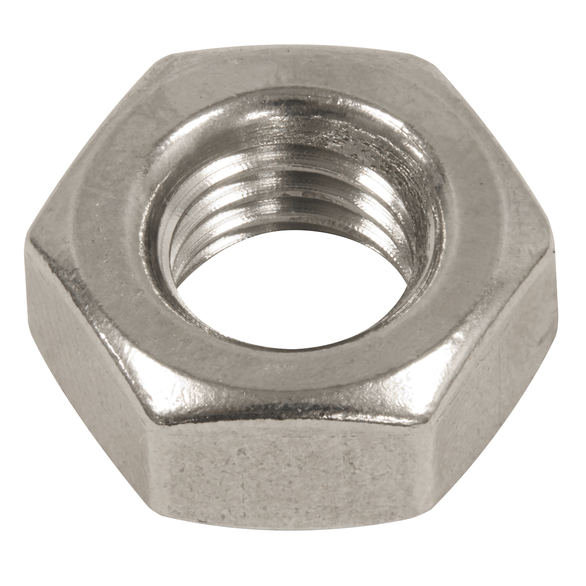 Stainless Steel Nut M10 A2, DIN 934 - Pack of 50 SSN10