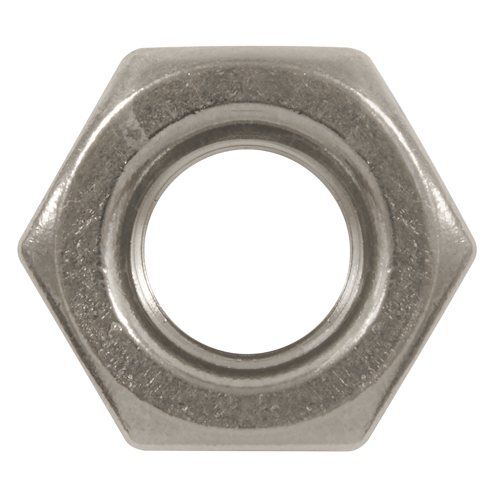 Stainless Steel Nut M10 A2, DIN 934 - Pack of 50 SSN10