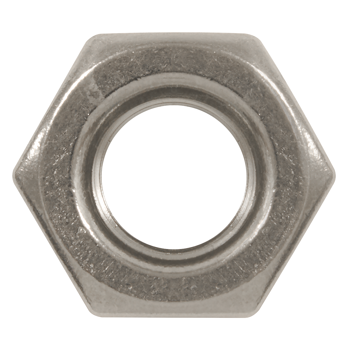 Stainless Steel Nut M10 A2, DIN 934 - Pack of 50 SSN10