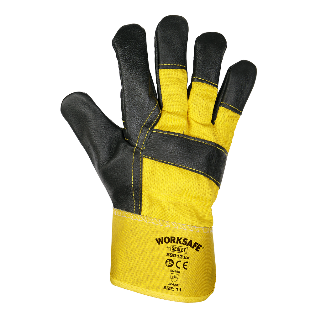 Rigger's Gloves with Hide Palm - Pack of 6 Pairs SSP13/6