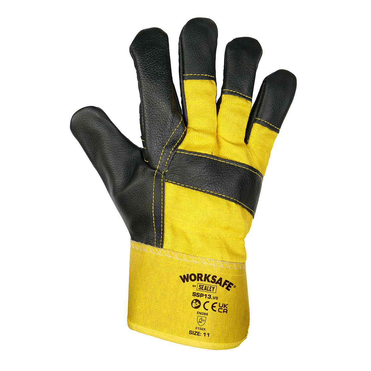 Rigger's Gloves with Hide Palm - Pack of 6 Pairs SSP13/6
